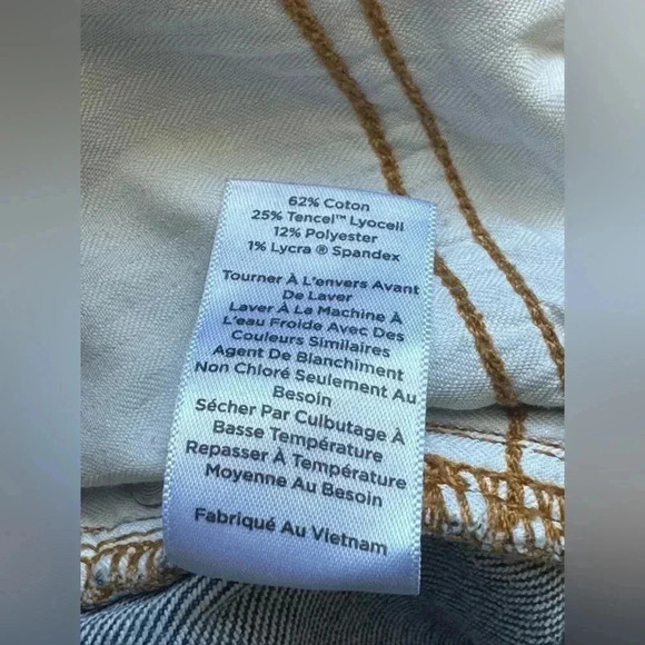 Talbots High Waist Straight Ankle Jeans Newport Wash Size 10P - Picture 5 of 13